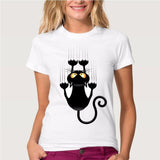 Naughty Black Cat - T shirt