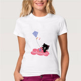 Naughty Black Cat - T shirt