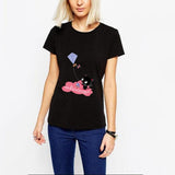 Naughty Black Cat - T shirt