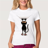 Naughty Black Cat - T shirt