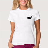 Naughty Black Cat - T shirt