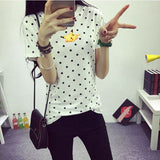 Women's Summer T-Shirt Classic Dots