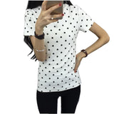 Women's Summer T-Shirt Classic Dots